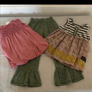 Matilda Jane 8 BIG Ruffles and 2 Tops EUC